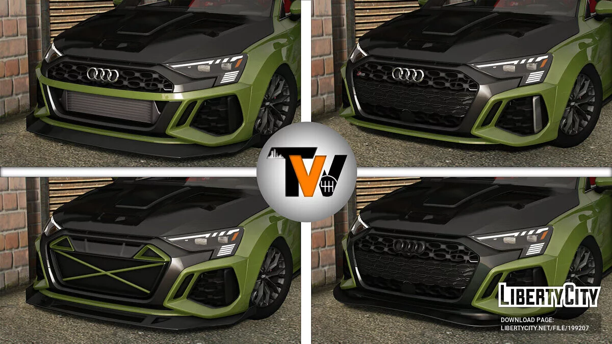 Audi RS3 Sportback 2022 v1.1 / GTA 5