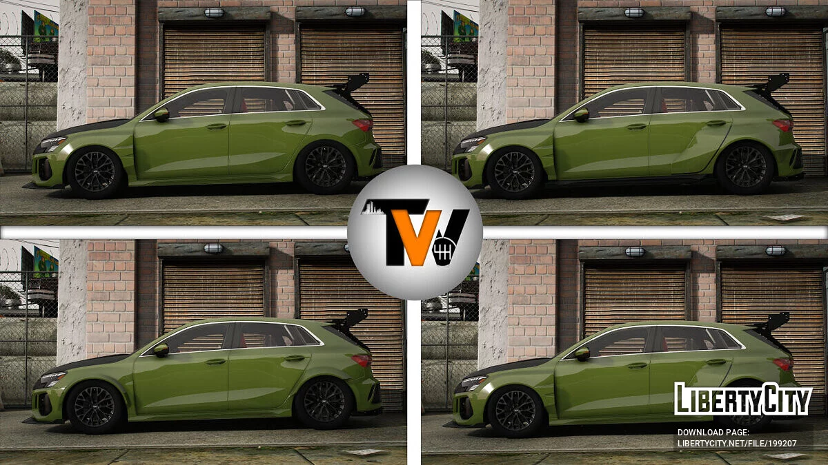 Audi RS3 Sportback 2022 v1.1 / GTA 5
