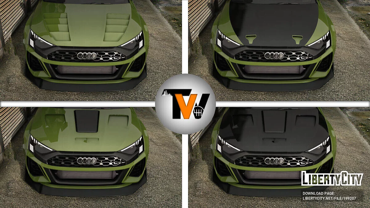 Audi RS3 Sportback 2022 v1.1 / GTA 5