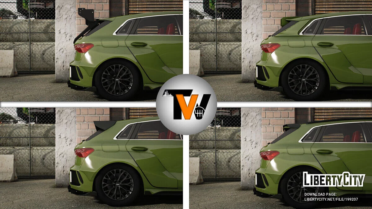 Audi RS3 Sportback 2022 v1.1 / GTA 5