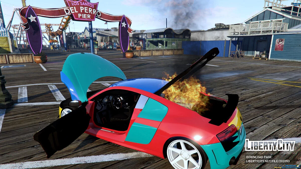 R8 Harlequin Troll Vw v1.1 / GTA 5