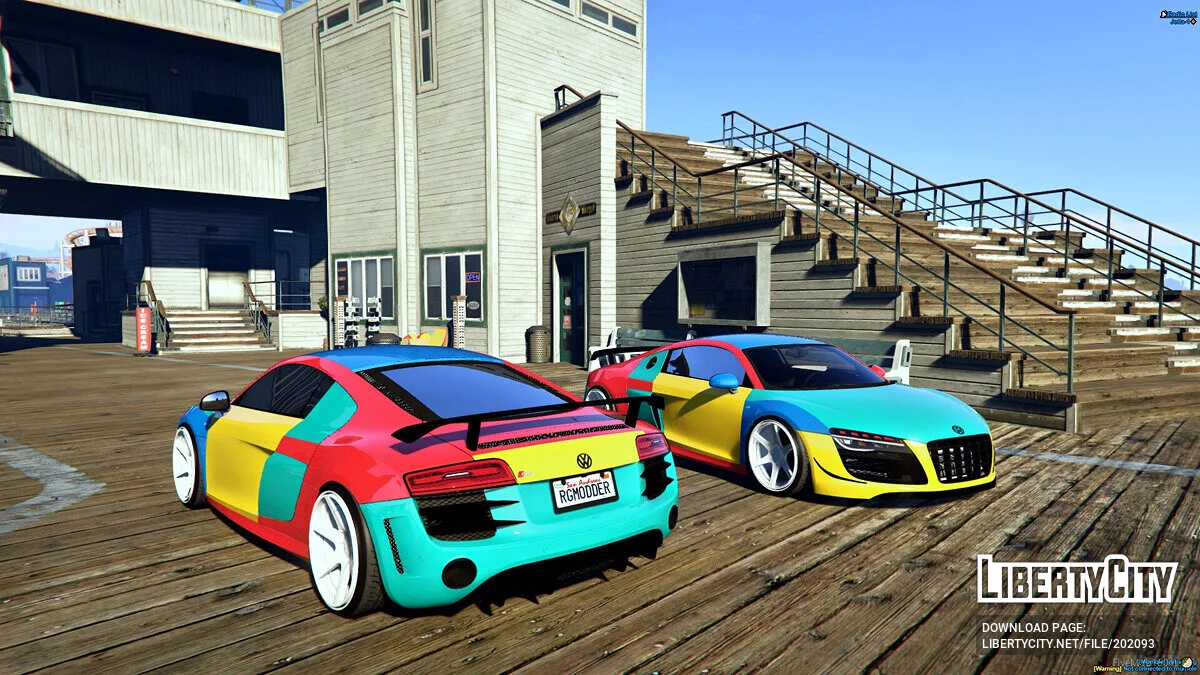 R8 Harlequin Troll Vw v1.1 / GTA 5