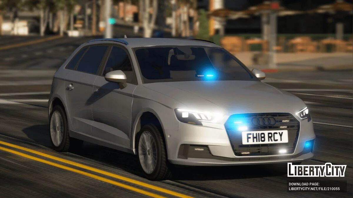 2018 Audi A3 Unmarked Police v1.0 / GTA 5