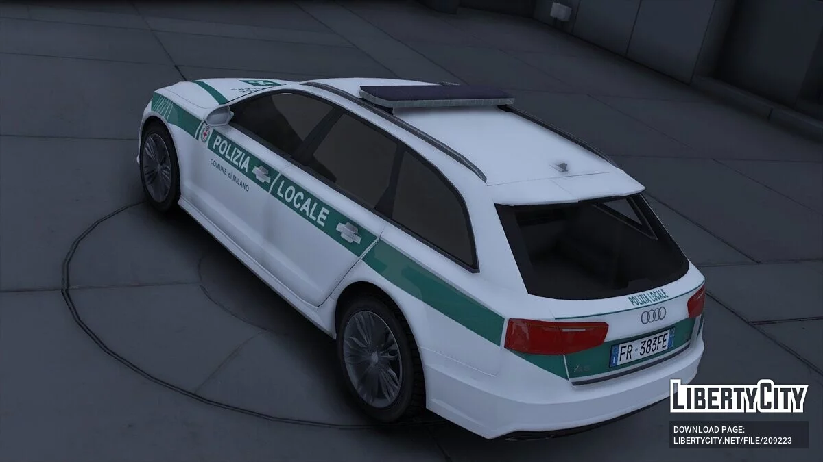 Audi A6 Avant Polizia Milano v1.0 / GTA 5