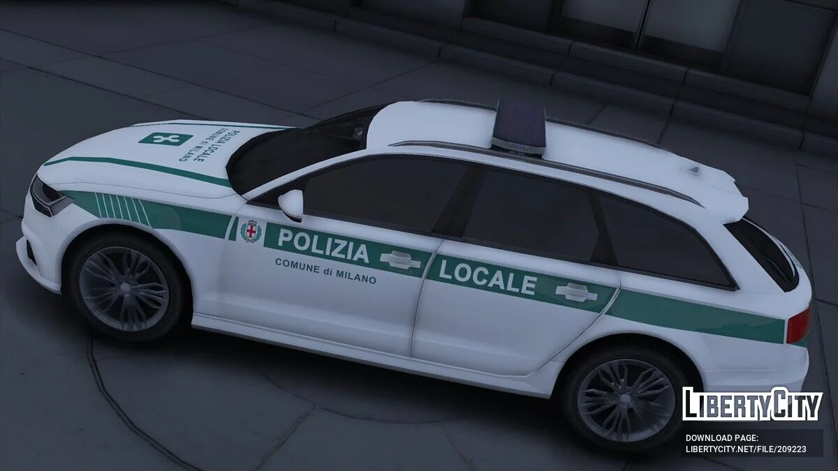 Audi A6 Avant Polizia Milano v1.0 / GTA 5