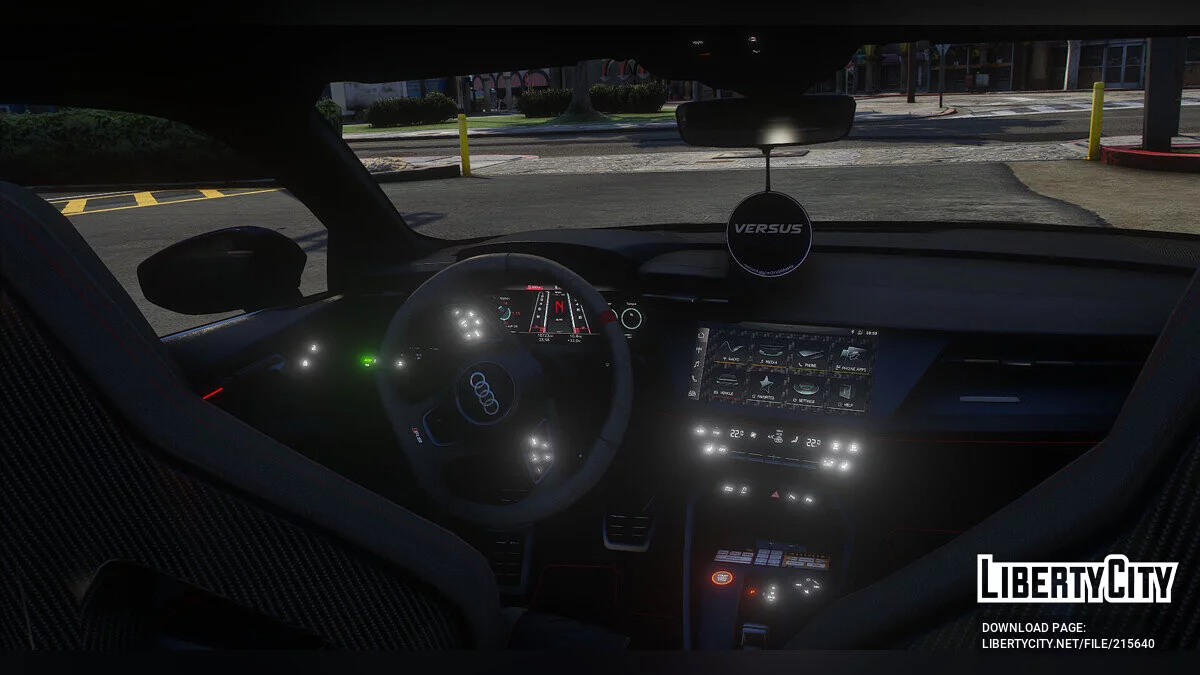 Audi RS3 8Y Sedan Police Modern Lights / GTA 5