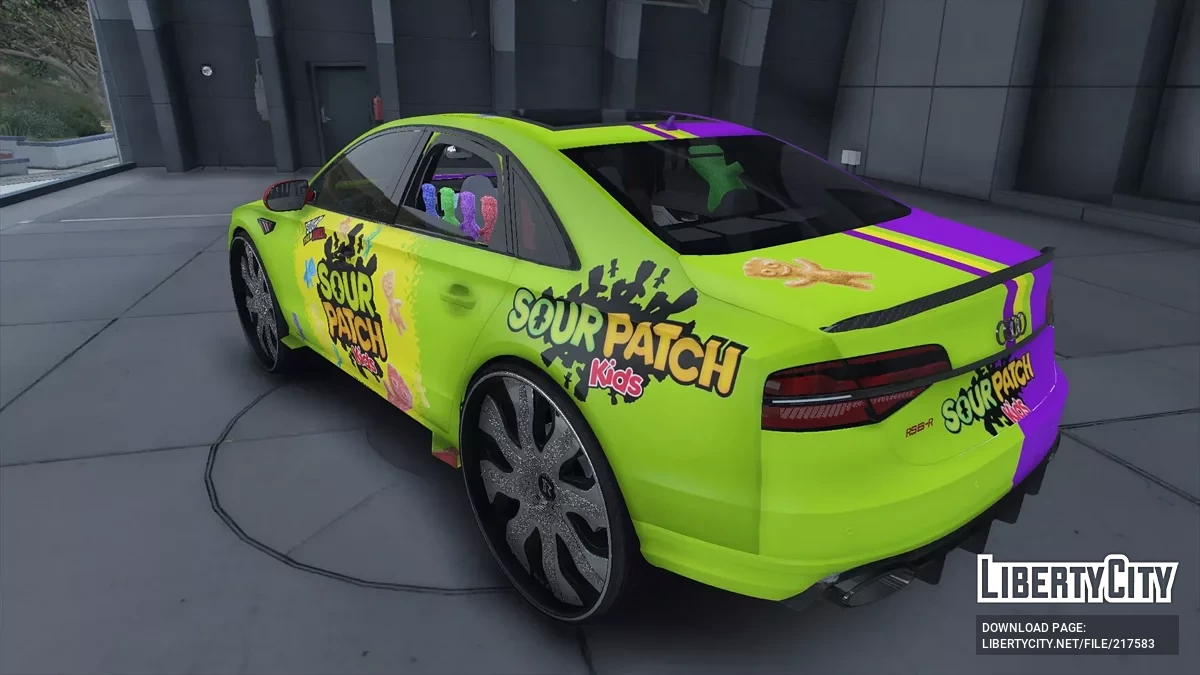 Audi S8 On Rucci Forged Rims Custom Sour Patch Kids / GTA 5