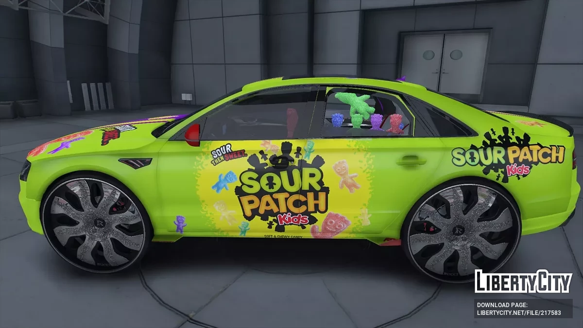 Audi S8 On Rucci Forged Rims Custom Sour Patch Kids / GTA 5
