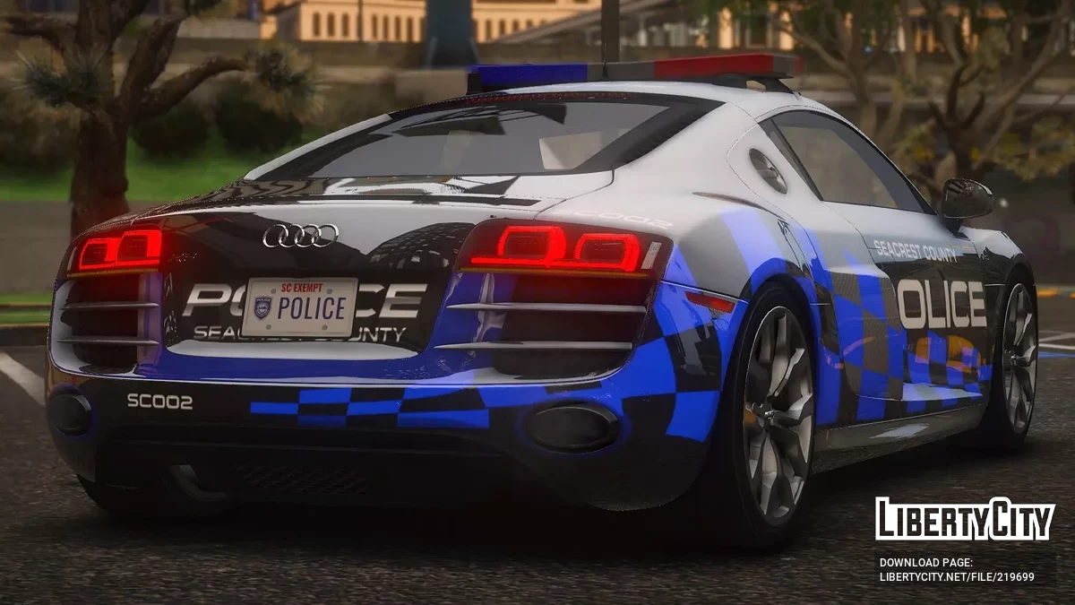 2010 Audi R8 5.2 FSI quattro SCPD v1.0 / GTA 5