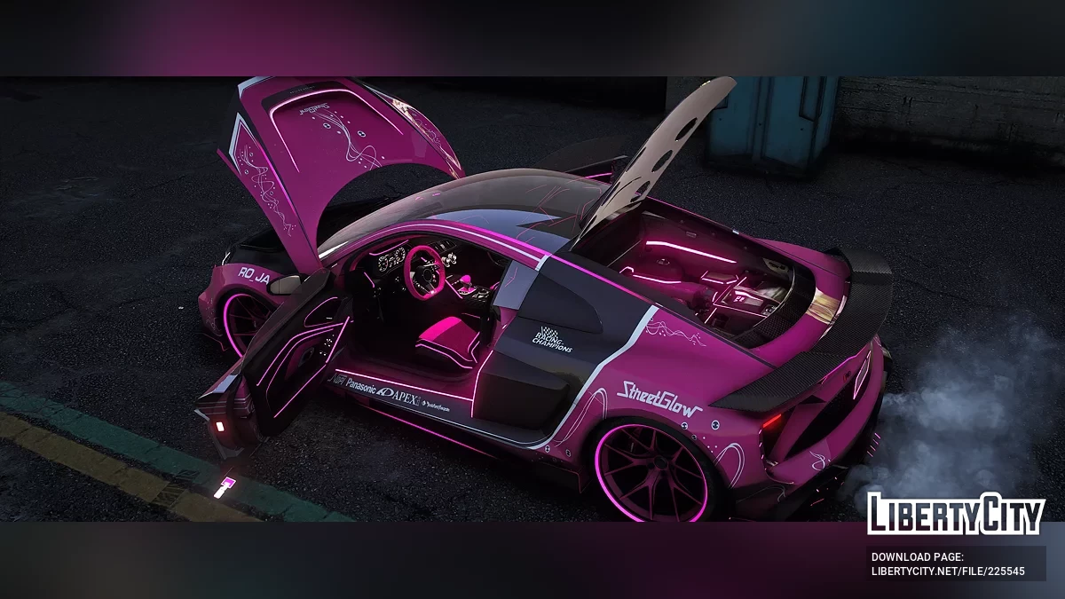 Custom Animated Audi R8 EMR Kit Suki / GTA 5