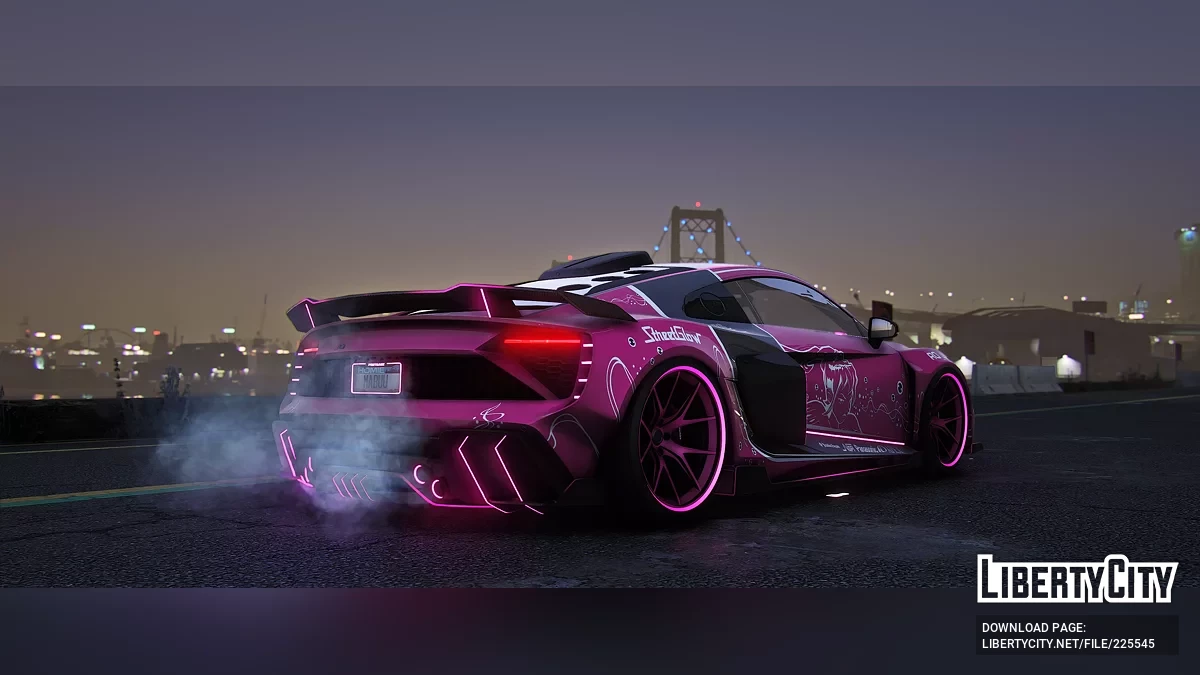 Custom Animated Audi R8 EMR Kit Suki / GTA 5