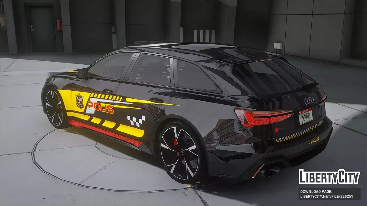 Audi RS6 Polis Black Ops / GTA 5