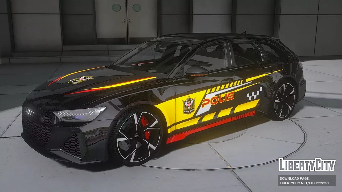 Audi RS6 Polis Black Ops / GTA 5