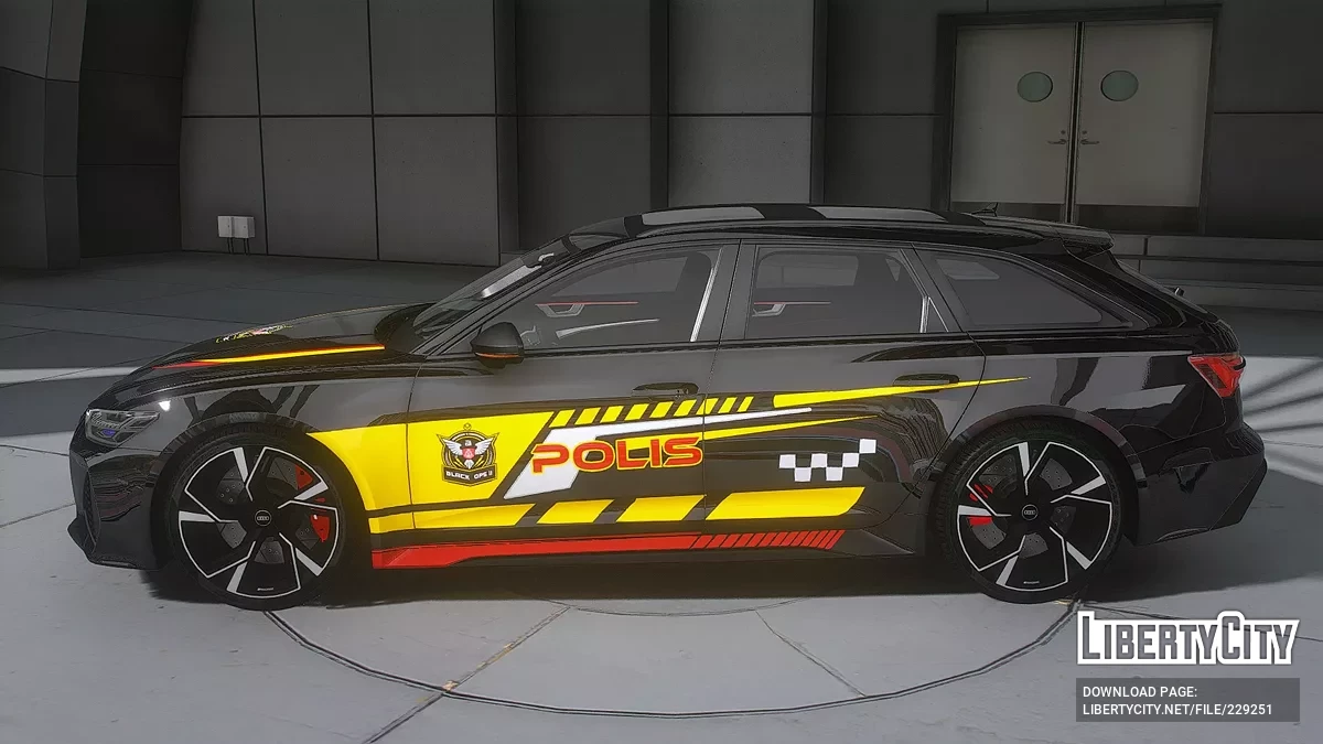 Audi RS6 Polis Black Ops / GTA 5