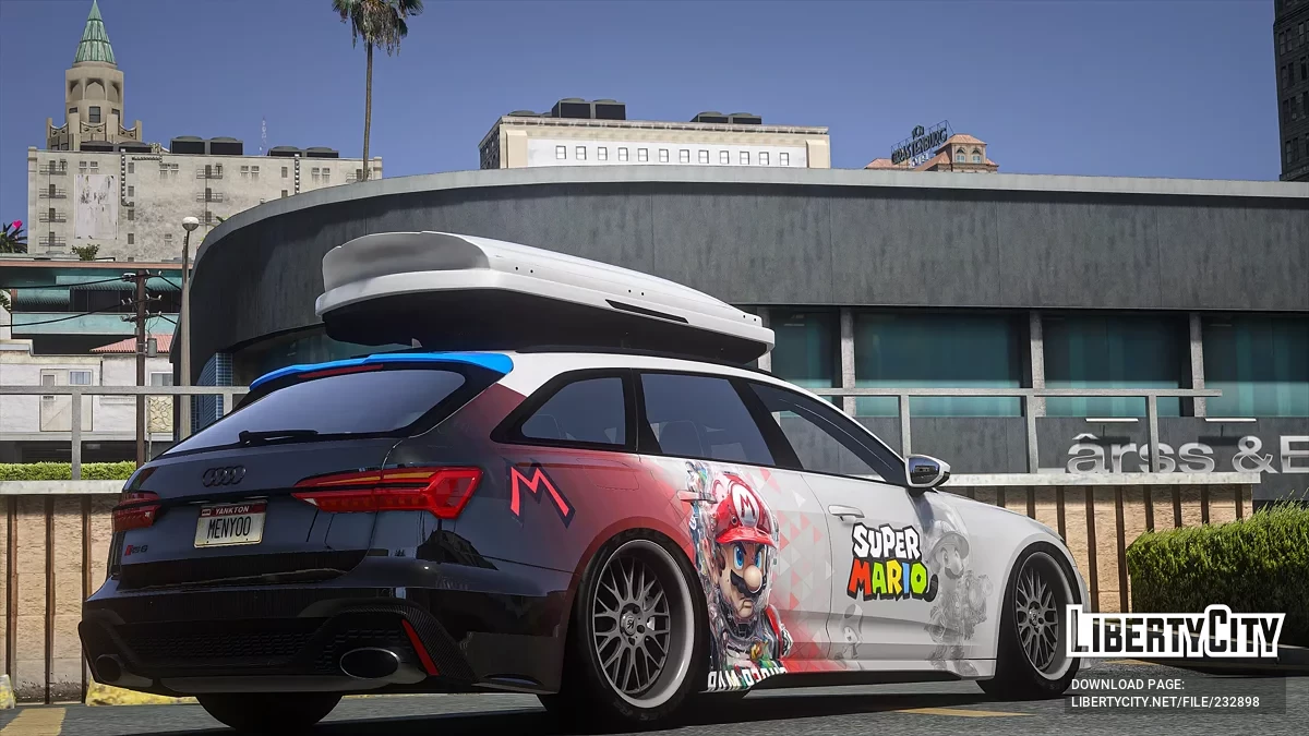 2020 Audi RS6 C8 Avant Super Mario / GTA 5