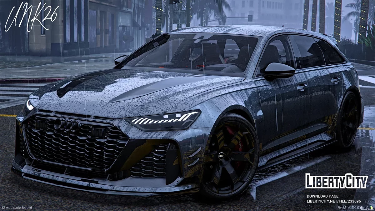 2025 Audi RS6 GT Maxton Desing / GTA 5