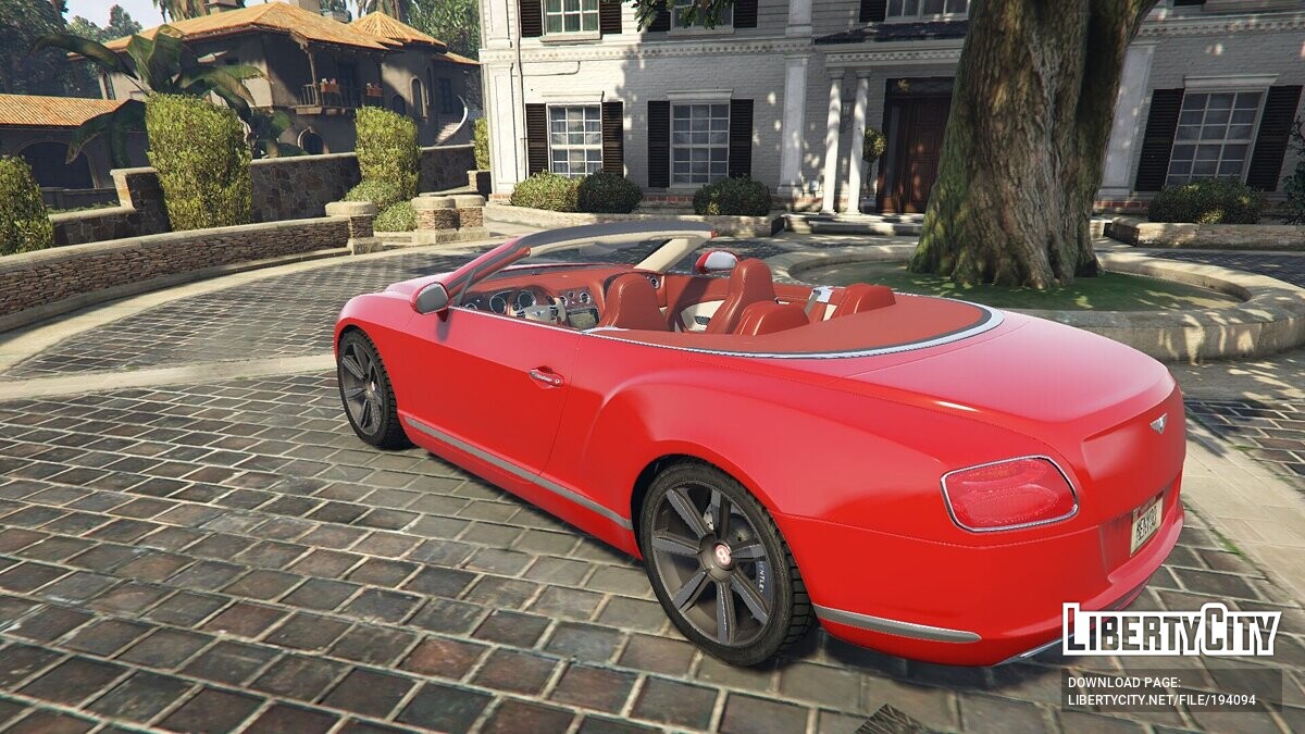 Скачать Bentley Continental GT кабриолет для GTA 5