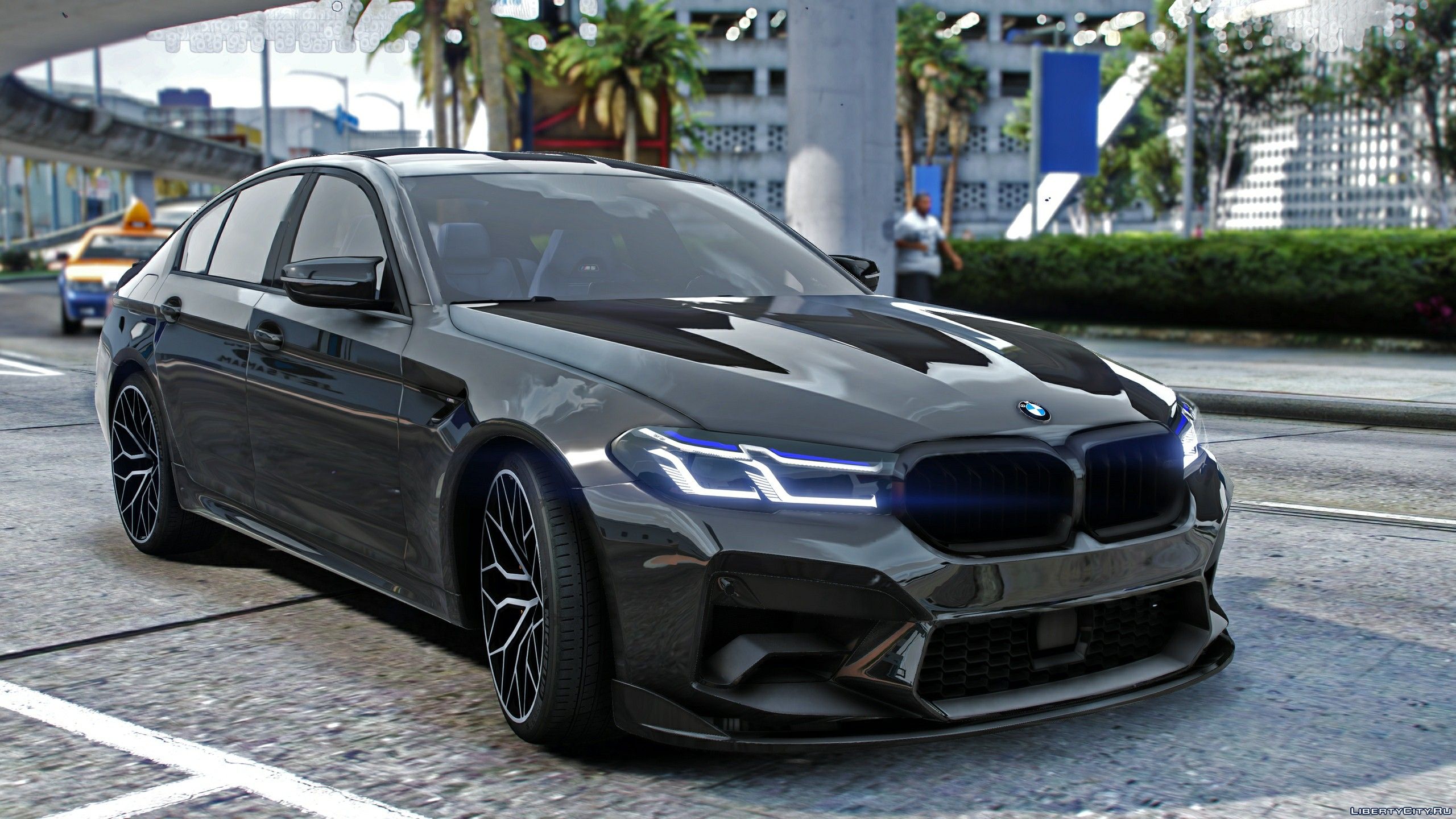 BMW m5 Competition 2021 черная