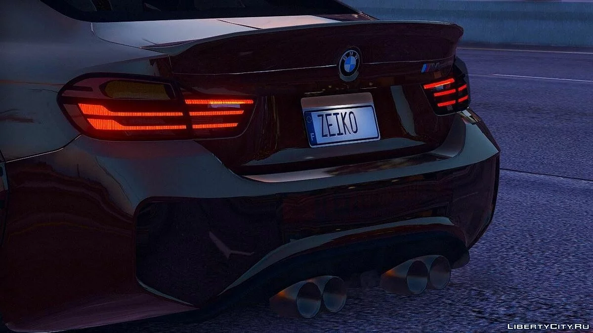 BMW M4 F82 [HQ | LibertyWalk | Animated Engine | Skinable | Option Shaking] 1.4 / GTA 5