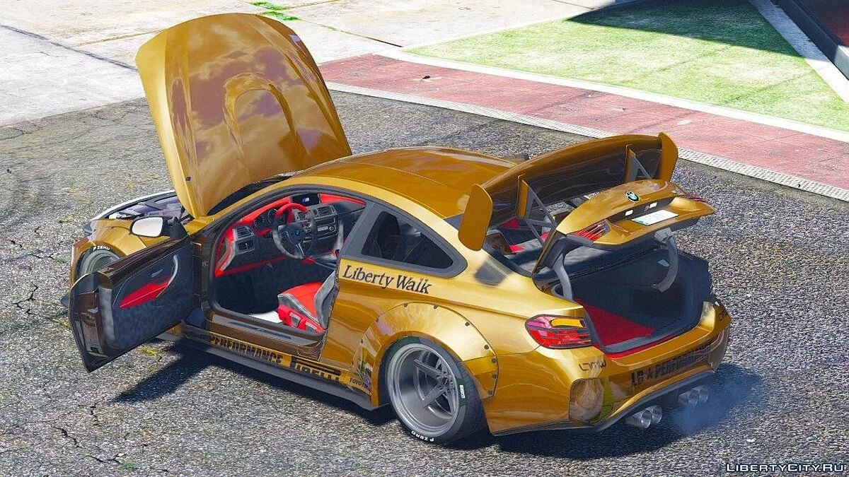 BMW M4 F82 LibertyWalk 1.3 / GTA 5