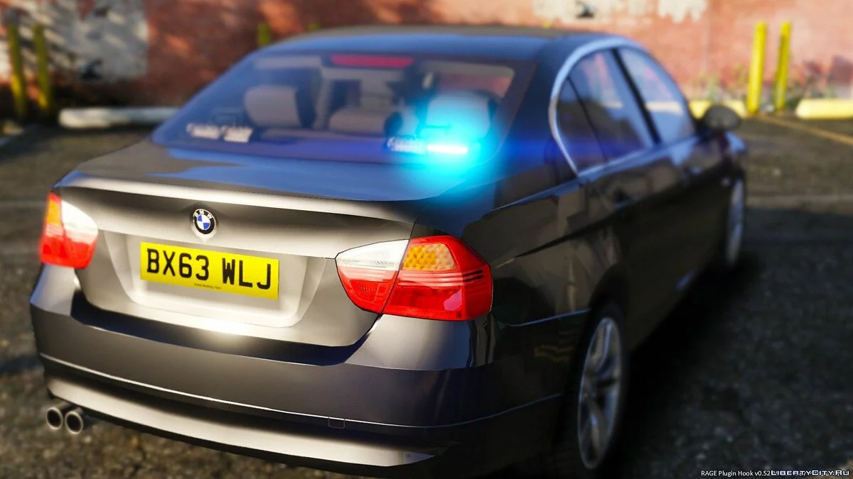 Unmarked BMW 330d Saloon [ELS] 1.0.2 / GTA 5