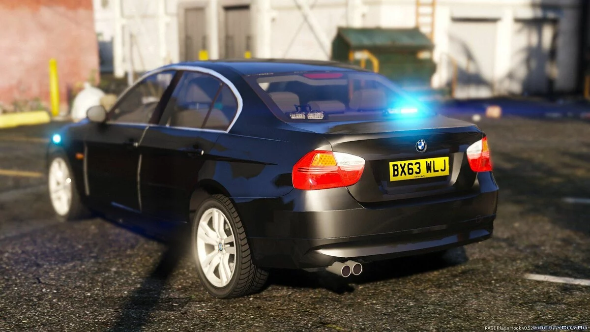 Unmarked BMW 330d Saloon [ELS] 1.0.2 / GTA 5