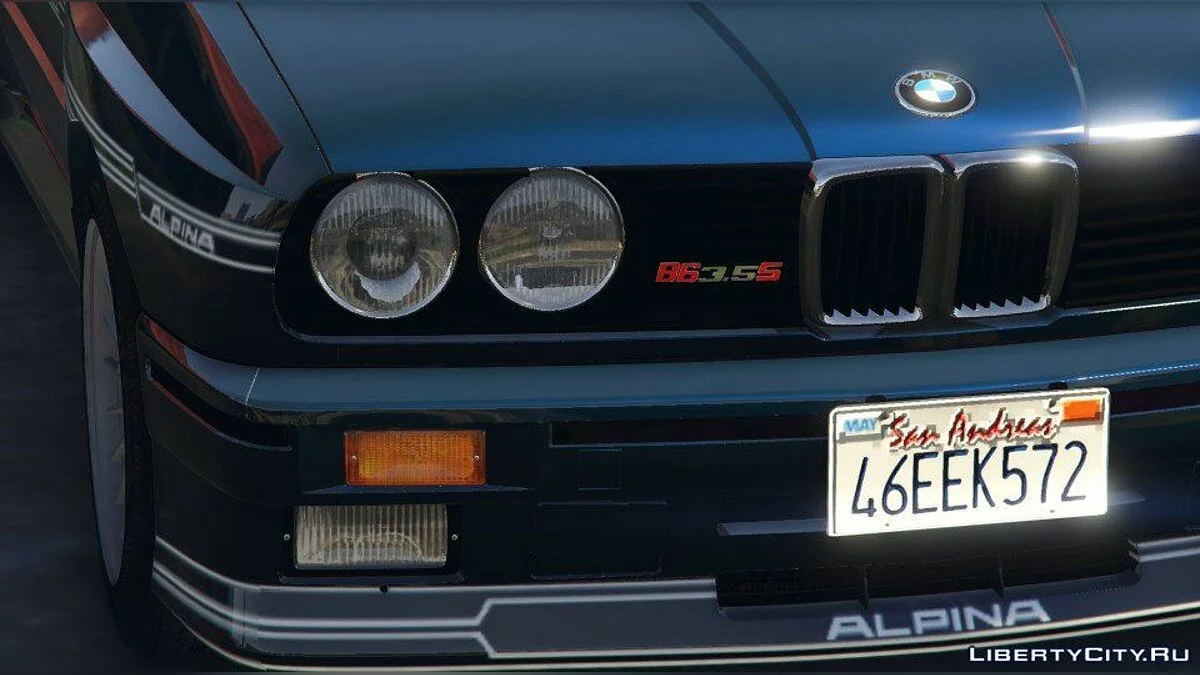 1989 Alpina B6 3.5s [Add-On / Replace | Livery] (BMW E30) 1.1 / GTA 5