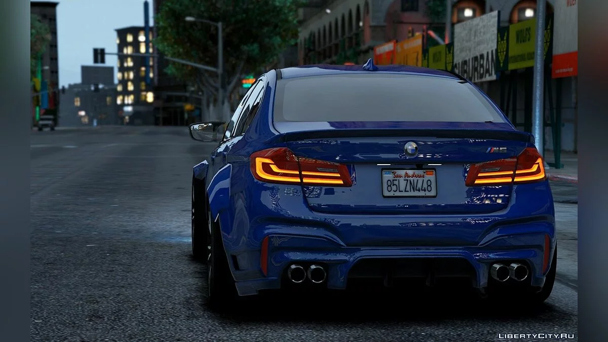 BMW M5 F90 2018 [LibertyWalk(&Stock) / Add-on] 2.1 / GTA 5
