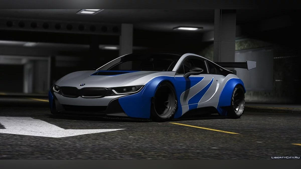 BMW I8 Coupe MANSAUG [Replace | Addon | Template | Multi-Livery ] 2.0 / GTA 5