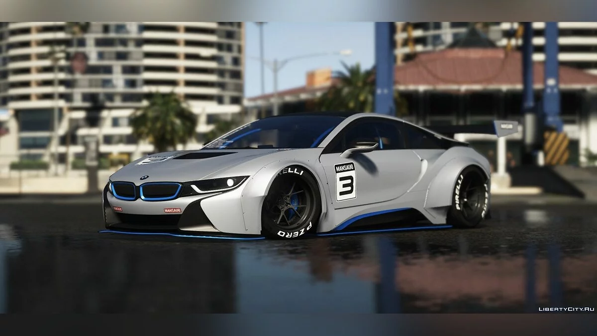 BMW I8 Coupe MANSAUG [Replace | Addon | Template | Multi-Livery ] 2.0 / GTA 5