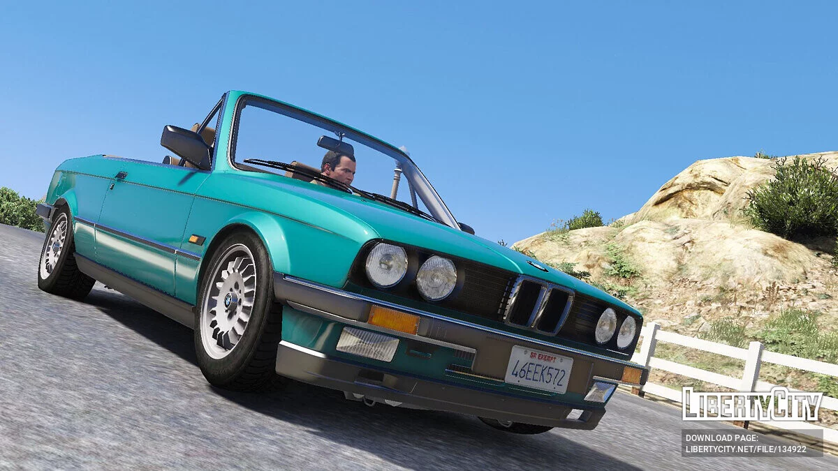 BMW E30 318i Cabriolet Phase 1 and 2 pack [Add-On | Tuning] 3.0 / GTA 5