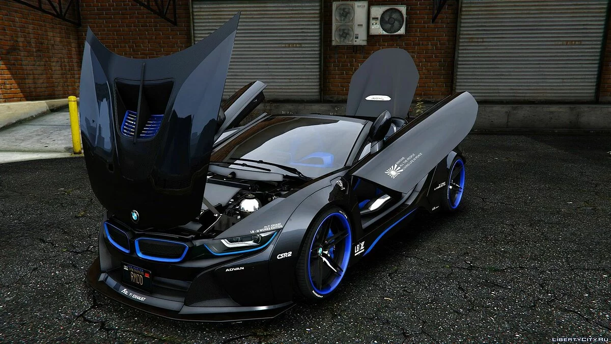BMW I8 Liberty Walk Roadster [Add-On | OIV | Tuning] 1.0 / GTA 5
