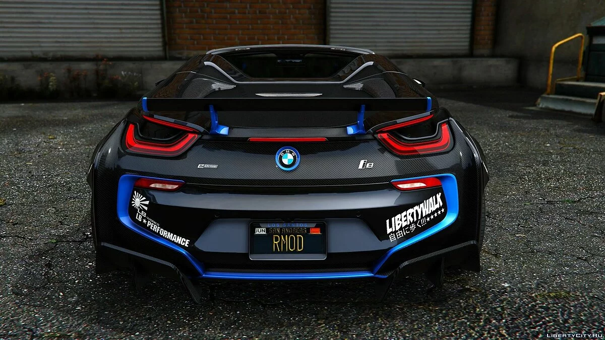 BMW I8 Liberty Walk Roadster [Add-On | OIV | Tuning] 1.0 / GTA 5