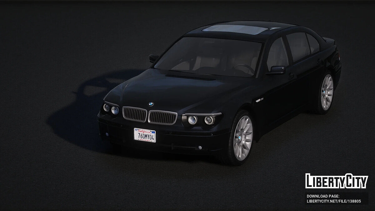 Скачать 2004 BMW 760Li Individual (E66/PFL) [Add-On / Replace | Tuning |  Extras] 1.4 для GTA 5