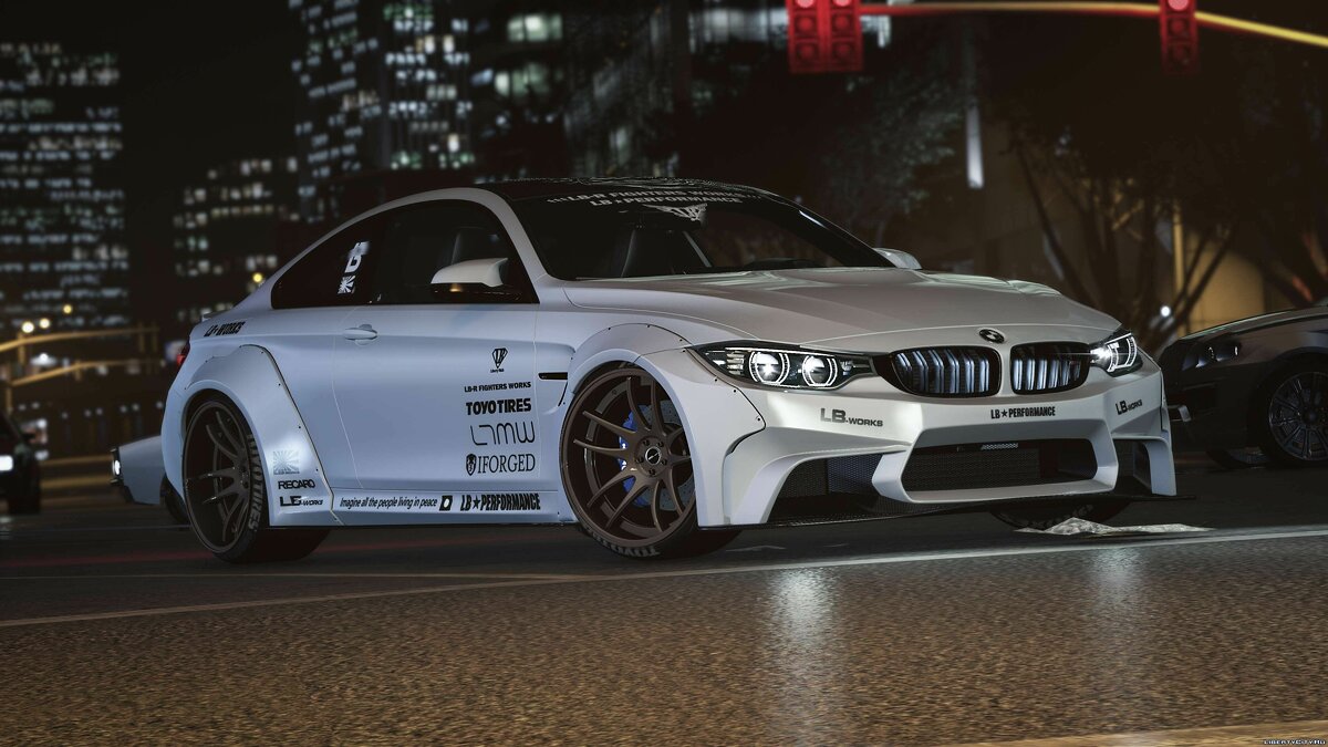 Скачать 2014 BMW M4 Liberty Walk / Varis [Add-on | OIV | Tuning | Livery |  Template] vers.1.1 для GTA 5