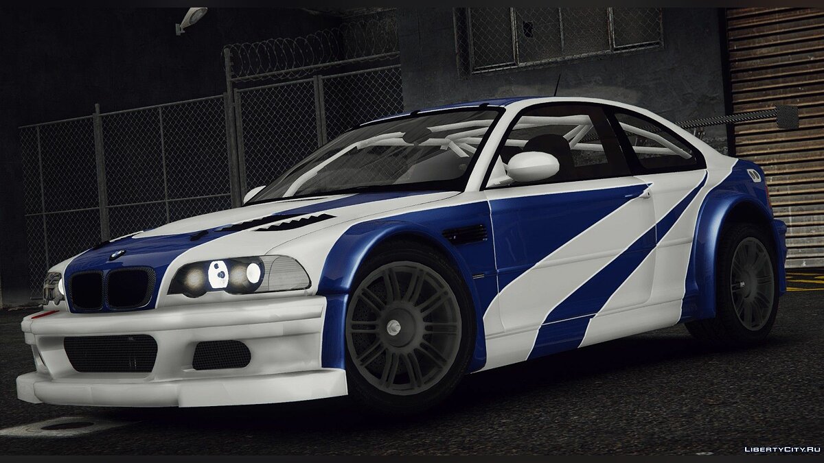 Скачать BMW M3 GTR (E46) из NFS Most Wanted для GTA 5