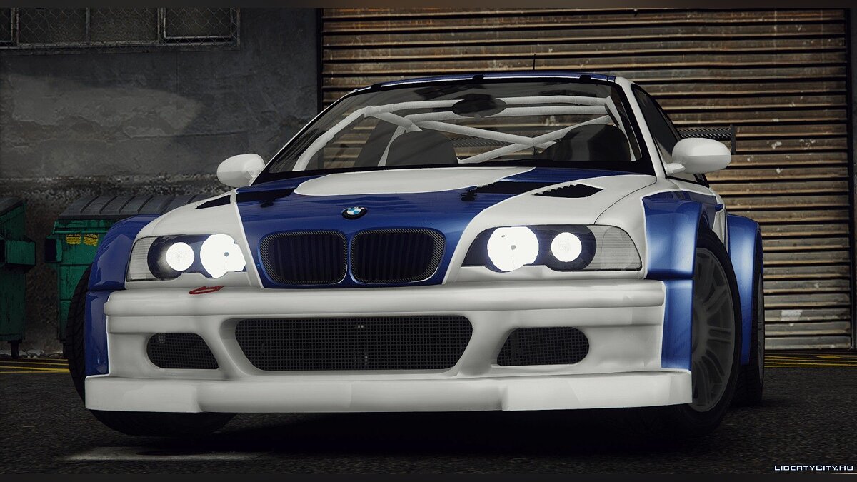 Скачать BMW M3 GTR (E46) из NFS Most Wanted для GTA 5