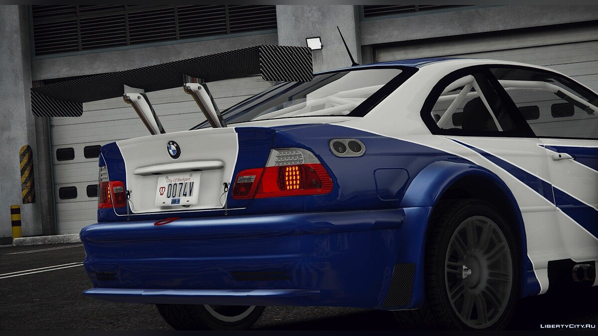 Скачать BMW M3 GTR (E46) из NFS Most Wanted для GTA 5