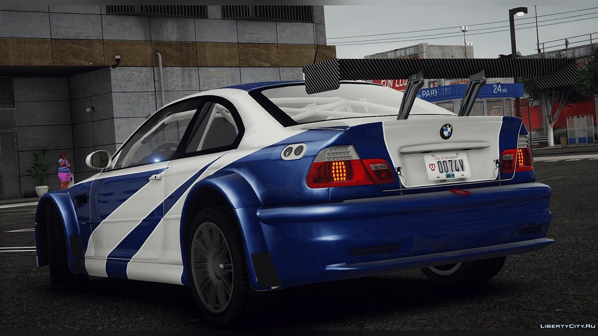 Скачать BMW M3 GTR (E46) из NFS Most Wanted для GTA 5