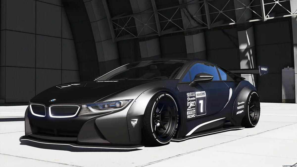 2018 BMW I8 Coupe MANSAUG [Add-On / Replace | Template | Digital Dials] 2.5a / GTA 5