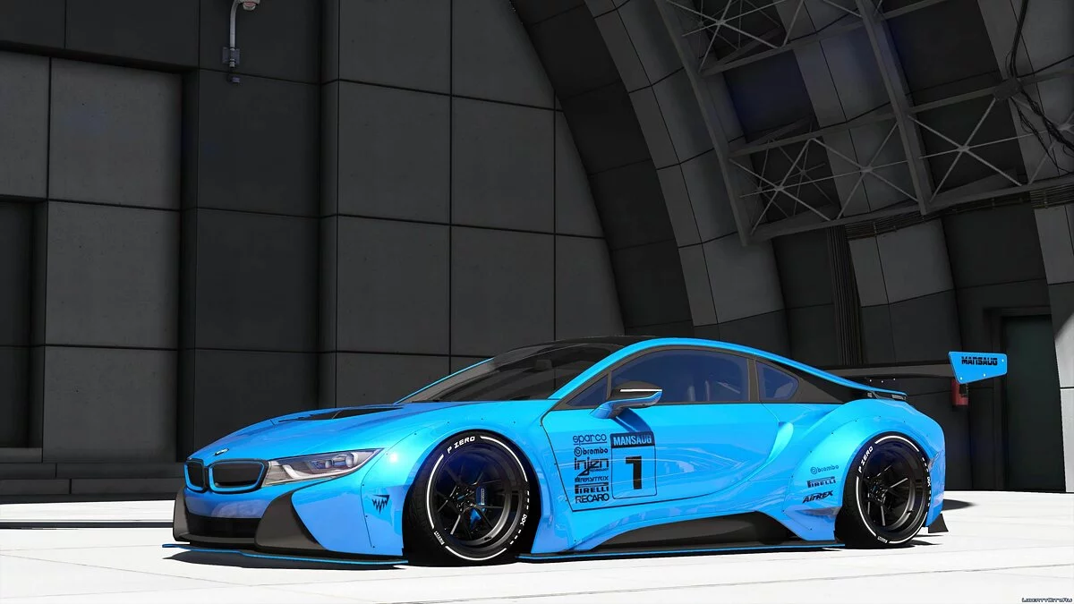 2018 BMW I8 Coupe MANSAUG [Add-On / Replace | Template | Digital Dials] 2.5a / GTA 5