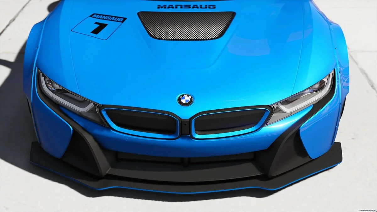 2018 BMW I8 Coupe MANSAUG [Add-On / Replace | Template | Digital Dials] 2.5a / GTA 5