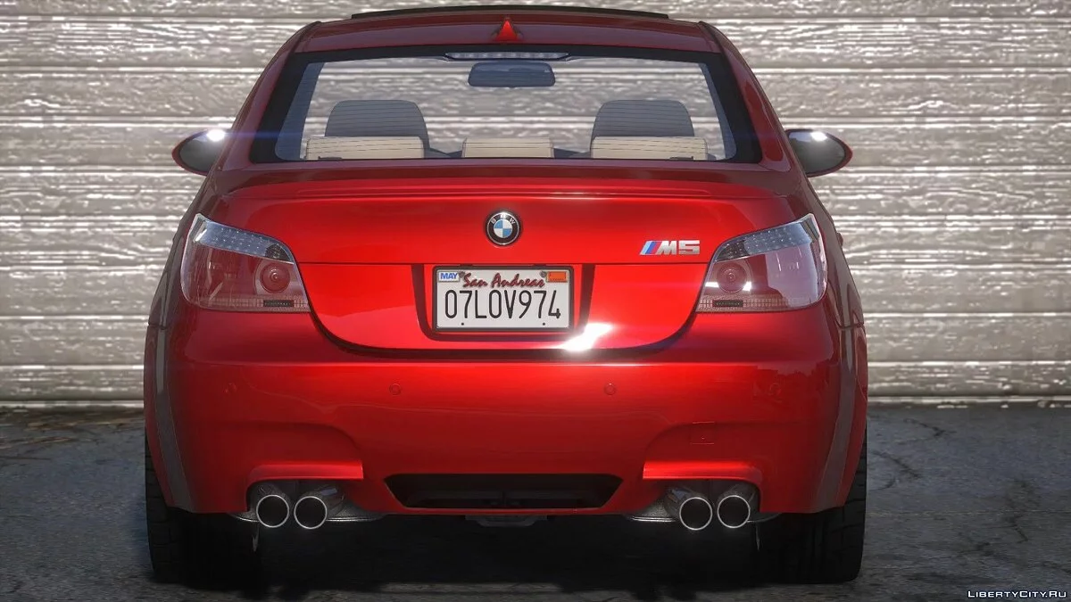 BMW M5 (E60) 2009 v1.1 / GTA 5