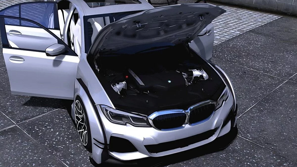 BMW 3 Series G20 Сoncept Widebody Tuning Racing Car / GTA 5