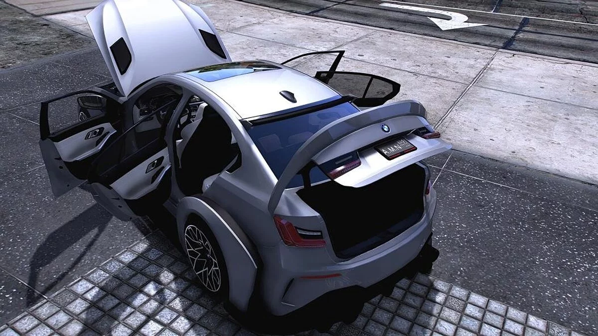 BMW 3 Series G20 Сoncept Widebody Tuning Racing Car / GTA 5
