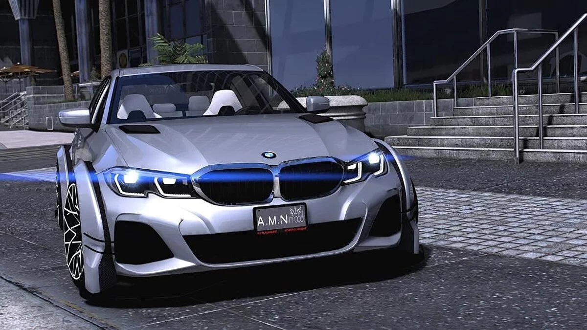 BMW 3 Series G20 Сoncept Widebody Tuning Racing Car / GTA 5