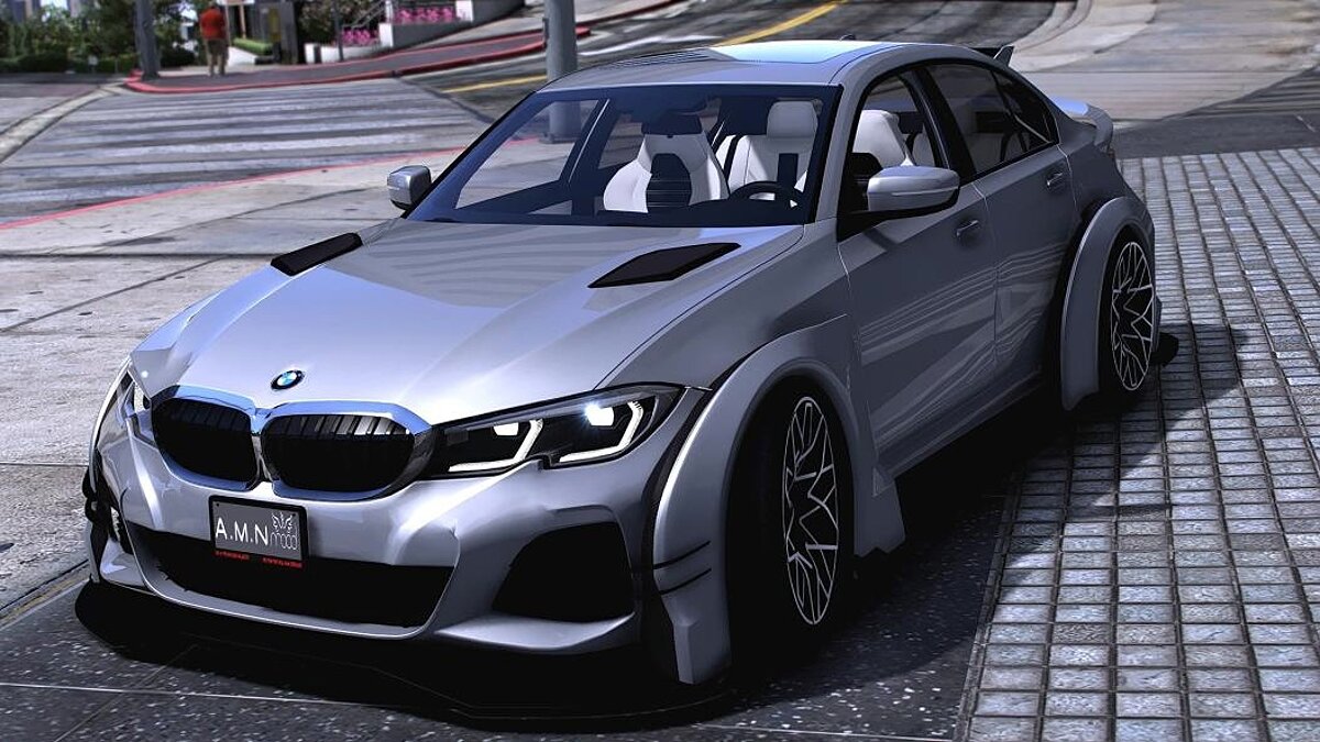 Скачать BMW 3 Series G20 Сoncept Widebody Tuning Racing Car для GTA 5