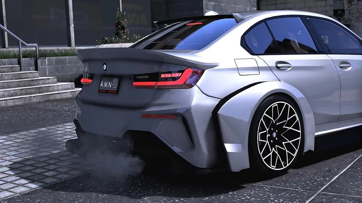 BMW 3 Series G20 Сoncept Widebody Tuning Racing Car / GTA 5