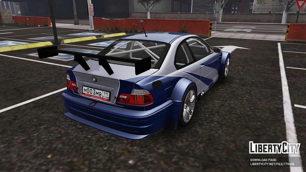 Скачать BMW M3 GTR E46 NFS MW для GTA 5