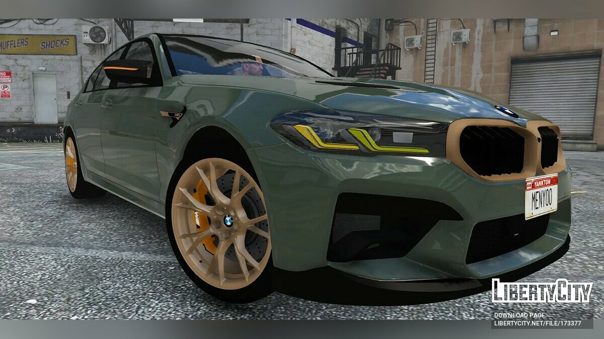 Скачать BMW M5 CS 2022 v1.0 для GTA 5